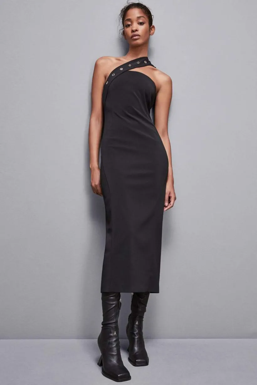 Tubino midi in crepe